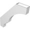 Ekena Millwork 4-in. W x 28-in. D x 32-in. H Balboa Architectural Grade PVC Knee Brace BRCP04X28X32BOA - alternate 3